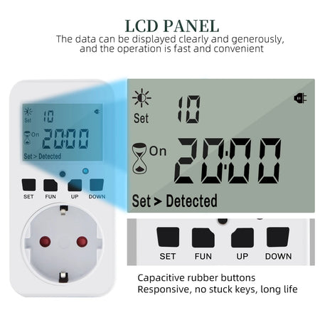 TM08 Multifunctional Timer Socket &ndash; Programmable Countdown