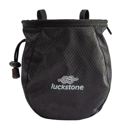 Magnesium Powder Bag Waterproof Polyester Chalk Bag Adjustable Storage Climbing Magnesium Powder Bag for Climbing Weightlifting Black