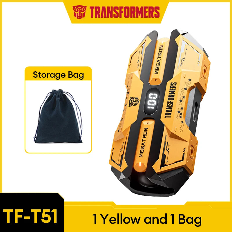 Choice TRANSFORMERS TF-T51 &ndash; Low Latency Gaming Earbuds Yellow and Bag