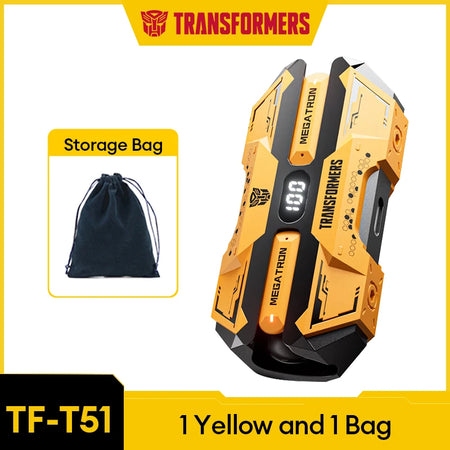 Choice TRANSFORMERS TF-T51 &ndash; Low Latency Gaming Earbuds Yellow and Bag