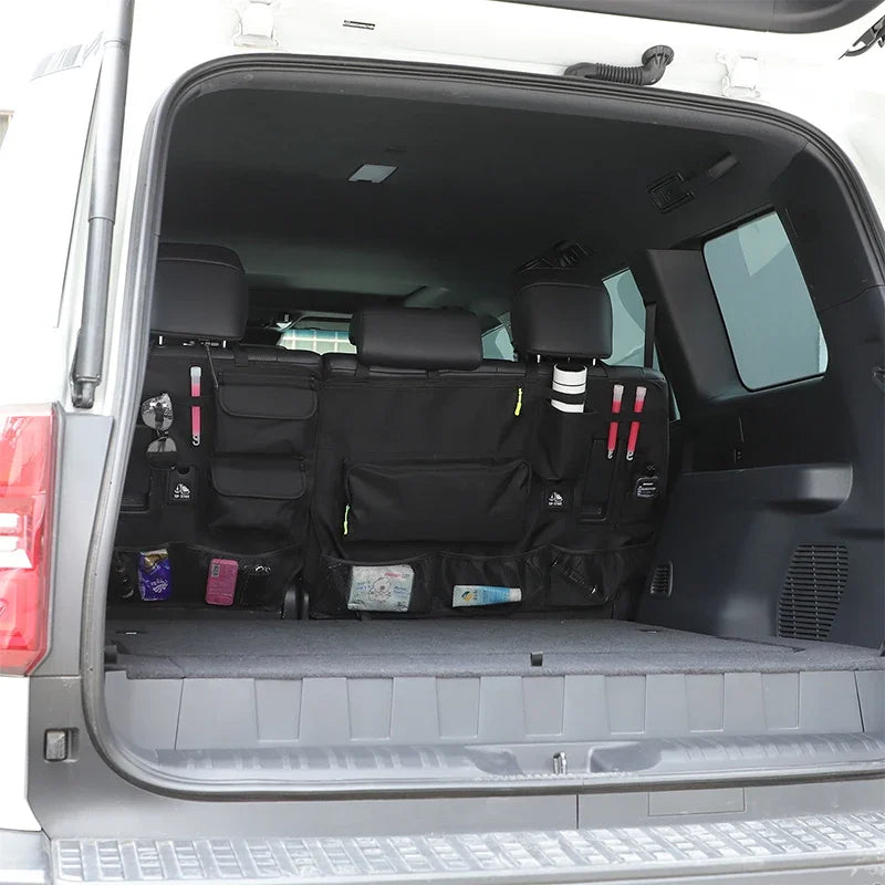 Oxford Cloth Juodas Galinis Sėdynės Įrankių Laikymo Krepšys Prado LC250