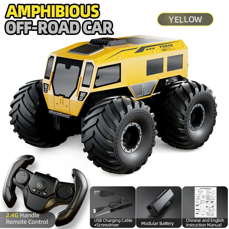 Q210 Amphibious RC Car Dual Control &ndash; Off Road Waterproof YW single control