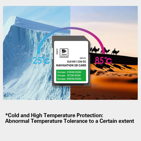 Amundsen MIB2 32GB SD Card 5L0051236EG &ndash; Europe Maps