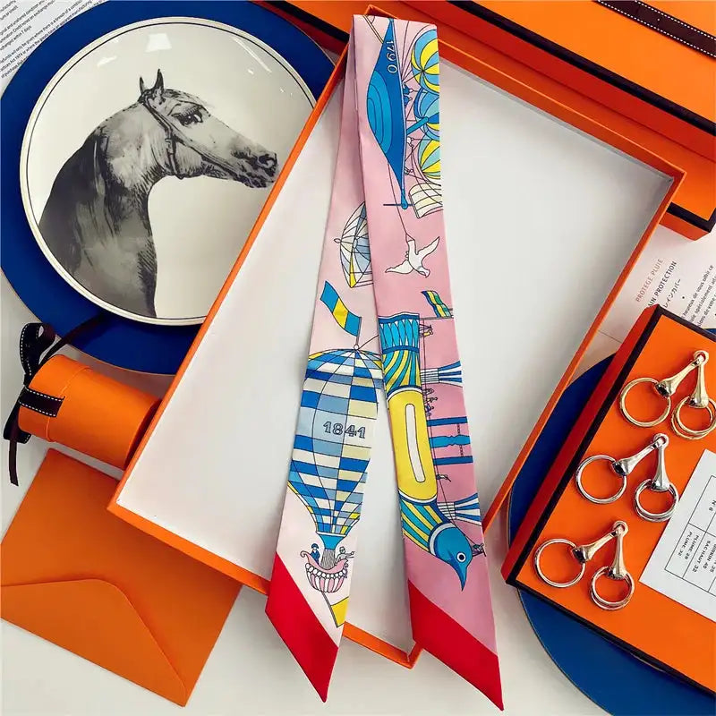 JTVOVOC Silk Scarf &ndash; Elegant Versatility for Any Outfit JZP024-06 / 5x85cm