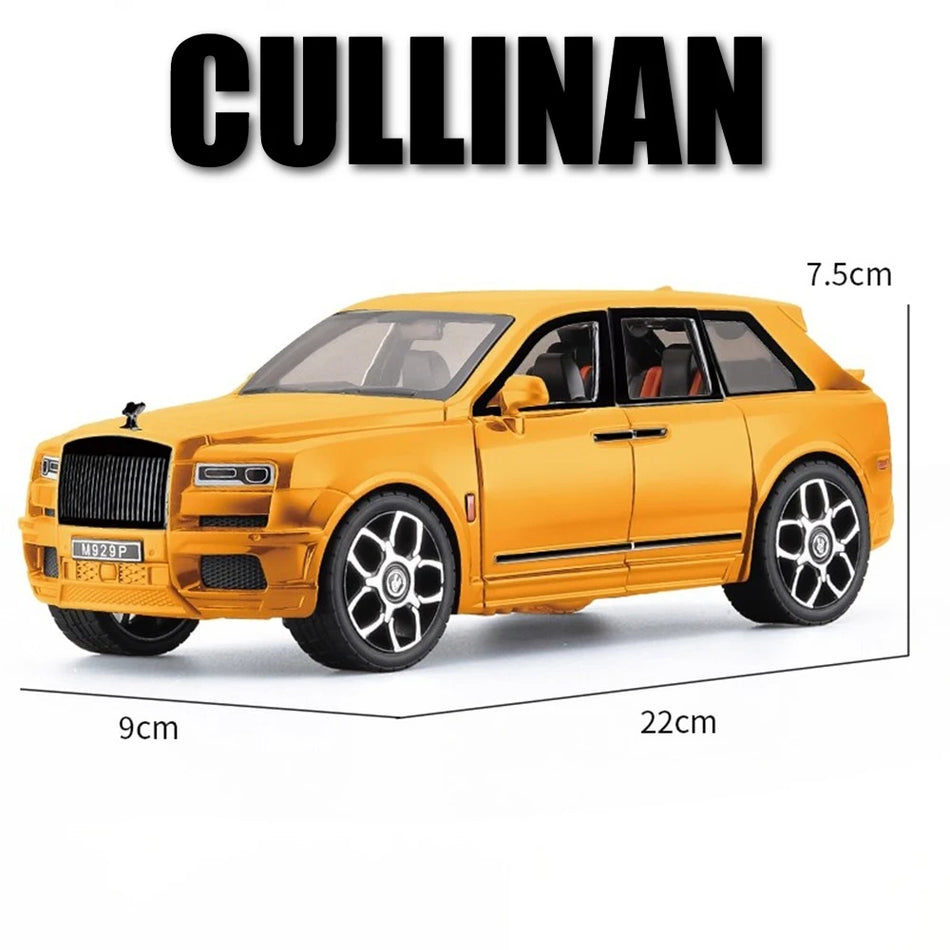Diecast sakausējums 1:20 mērogā Rolls-Royce Cullinan.