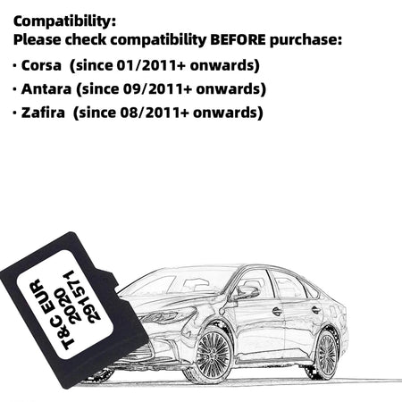 Car Navigation Update EU Map 8GB Card &ndash; Europe Map Update