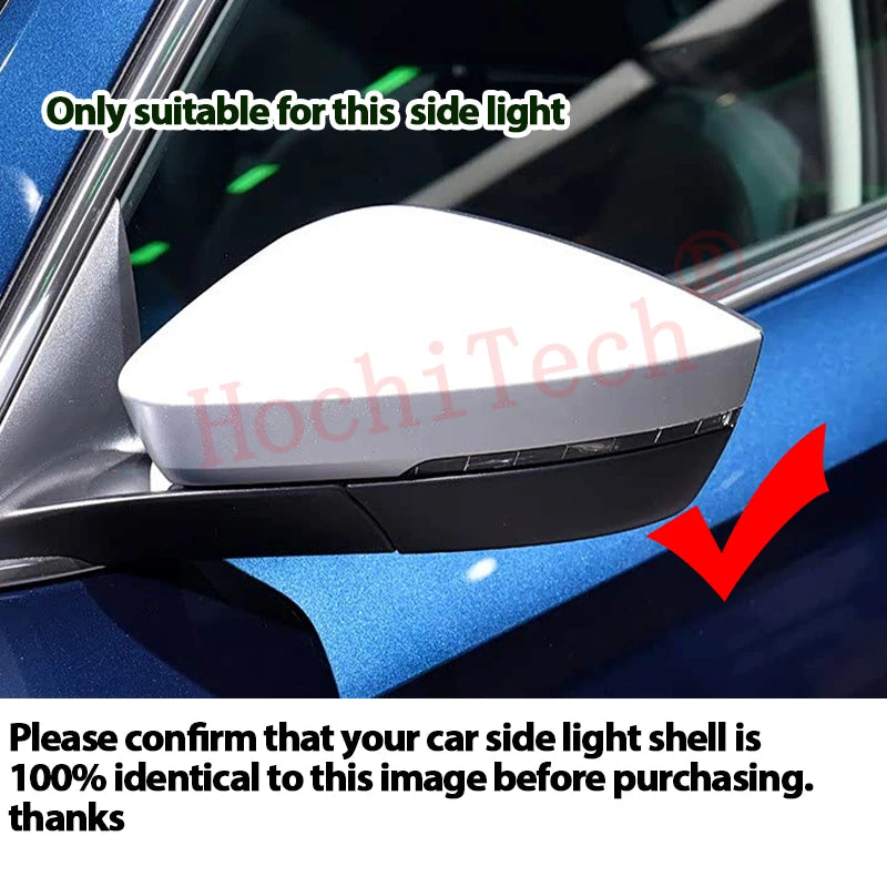 Δυναμικό Sequential LED πλευρικού καθρέφτη φλας για Skoda Superb B8 A7