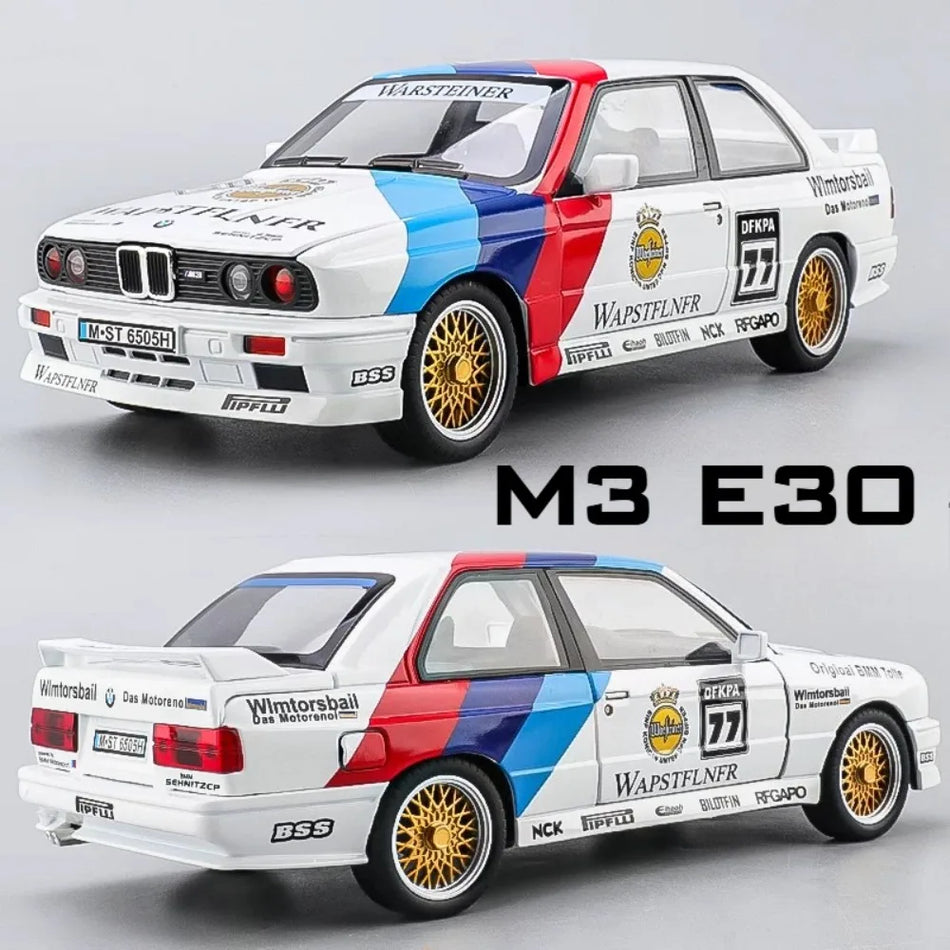1:24 Diecast M3 Track Edition avtomobilski model z odpirajočimi vrati