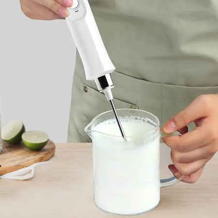 3 In 1 Portable Electric Milk Frother Handheld Drink Mixer