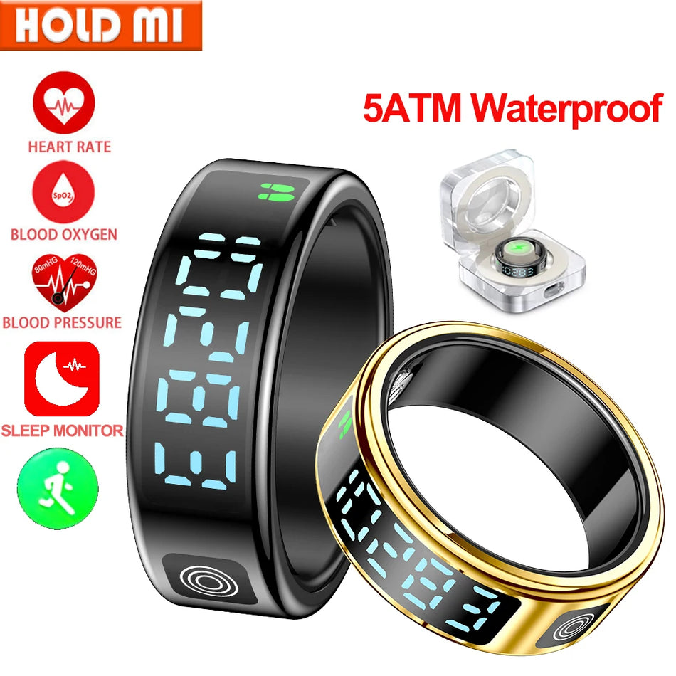 2025 SR08 Smart Ring with LED Display
