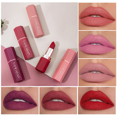 Handaiyan Long-Lasting Matte Lipstick - Multi-Colour