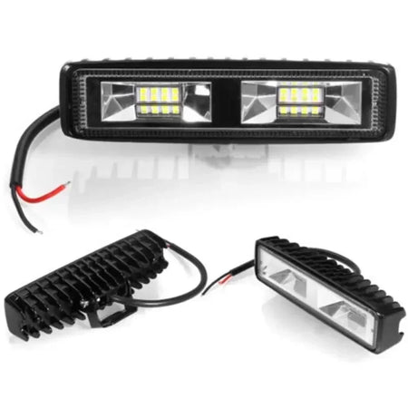 36W 12V-24V LED Work Light Spotlights - Pair for All Vehicles