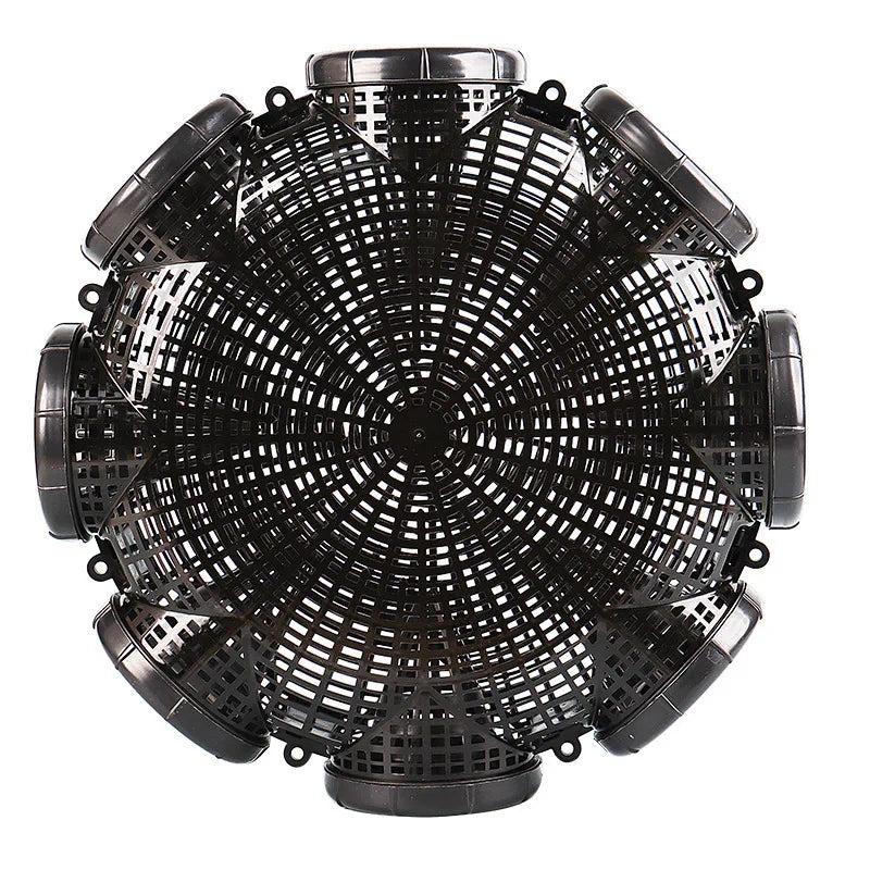 Durable Black Fish Net Cage: Perfect Trap for Eels, Loaches &amp; More