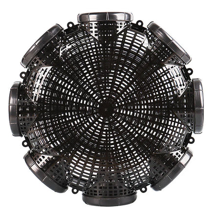 Durable Black Fish Net Cage: Perfect Trap for Eels, Loaches &amp; More