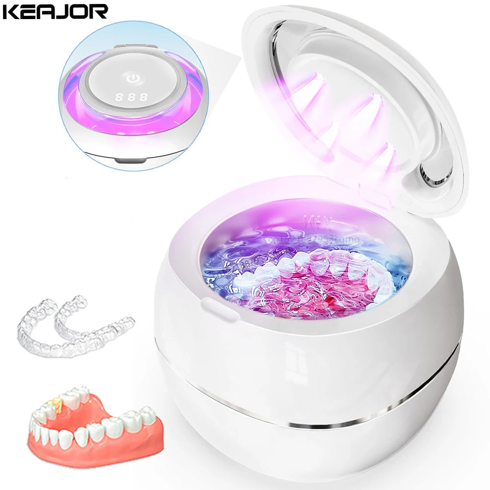Ultrasonic Cleaner For Dentures &ndash; UV Light Cleaning Bath