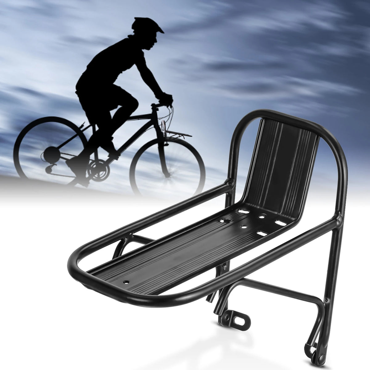 Bicycle Front Rack Aluminum Alloy Carrier - 5kg Capacity