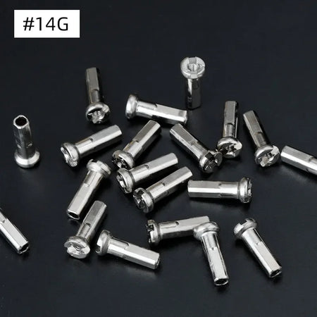 Brass Spoke Nipples Set &ndash; Durable Copper Construction for MTB and Road Bikes