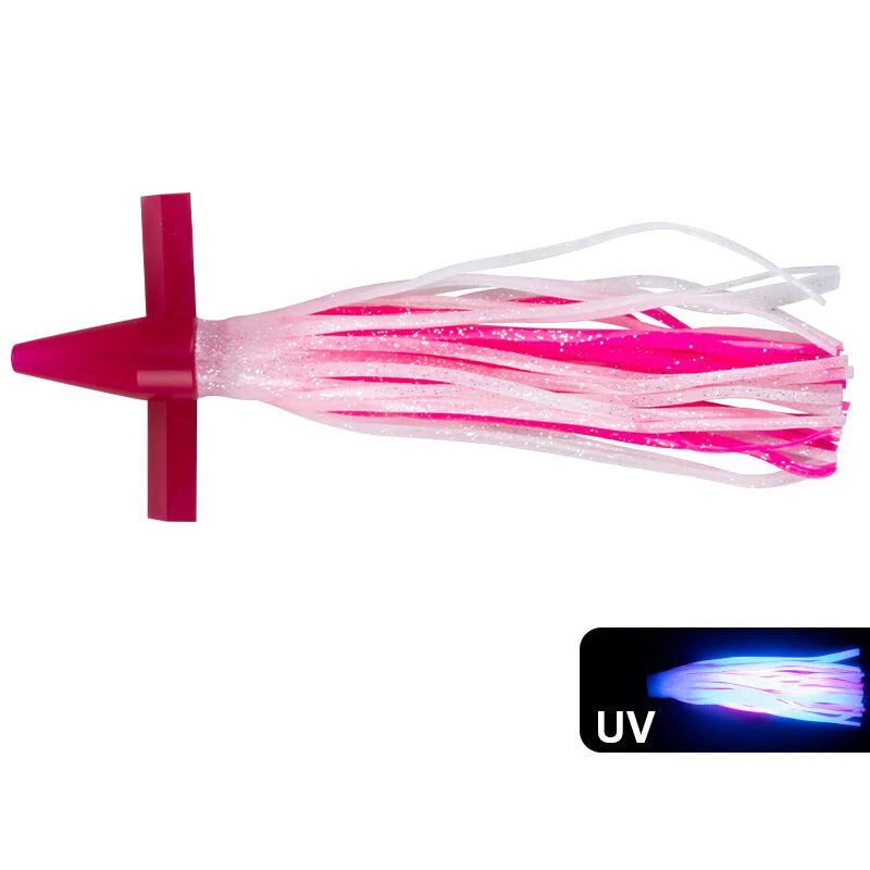 18cm/23cm Trolling Skirt Tuna Lures - Biomimetic Squid Bait for Sea Fishing pink / 23cm / CHINA