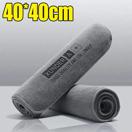 High-Absorption Microfiber Car Washing Towel - Eco-Friendly Detailing Cloth 40x40cm / 3PCS