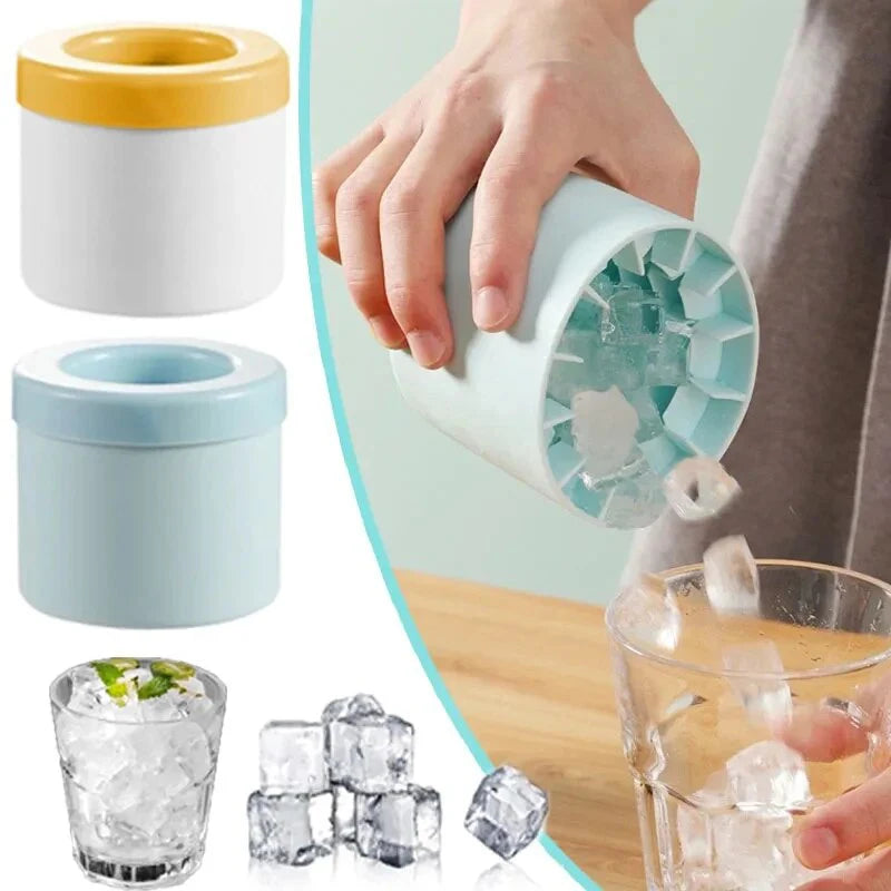 Silicone Ice Cube Mold &ndash; Creative Round Ice Maker for Summer Drinks