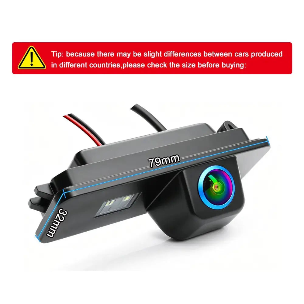 AHD 1080P Dynamic Track Rear View Camera Fit VW Magotan Golf7 Scirocco Phaeton Beetle Skoda Superb Dynamic Trajectory Waterproof by InterCyprus Trading Ltd