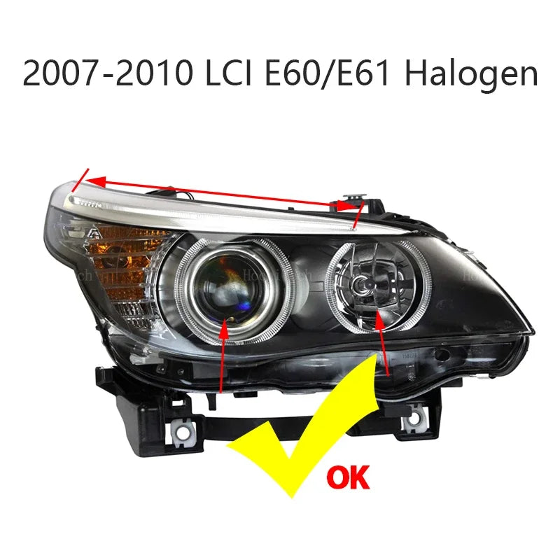 Bombillas de Marcador Angel Eyes 100W 6000K para BMW Serie 5 E60 E61 LCI