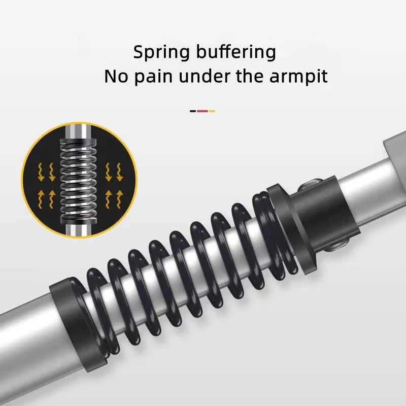 Boxym Aluminum Alloy Detachable Crutches &ndash; Lightweight and Adjustable Mobility Aid