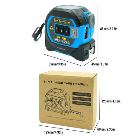 Protable Laser Tape Measure 3in1 &ndash; High Precision Laser