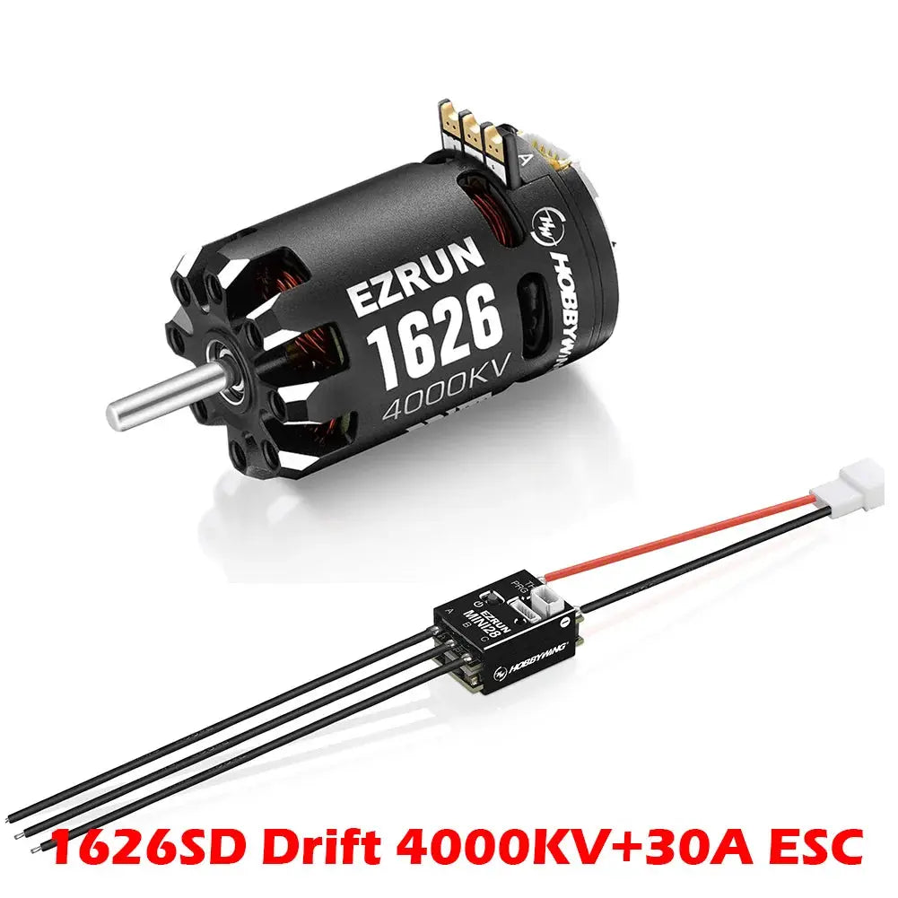 Hobbywing EzRun 1626 SD 3500KV 5000KV 6500KV 4000KV Sensored Brushless Motor with MINI28 30A ESC For 1/28 GL Racing/Drift Car by InterCyprus Trading Ltd