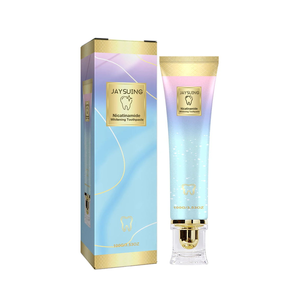 Jaysuing Niacinamide Whitening Toothpaste &ndash; Stain Removal and Sensitive Teeth Strengthening 100g Boxed