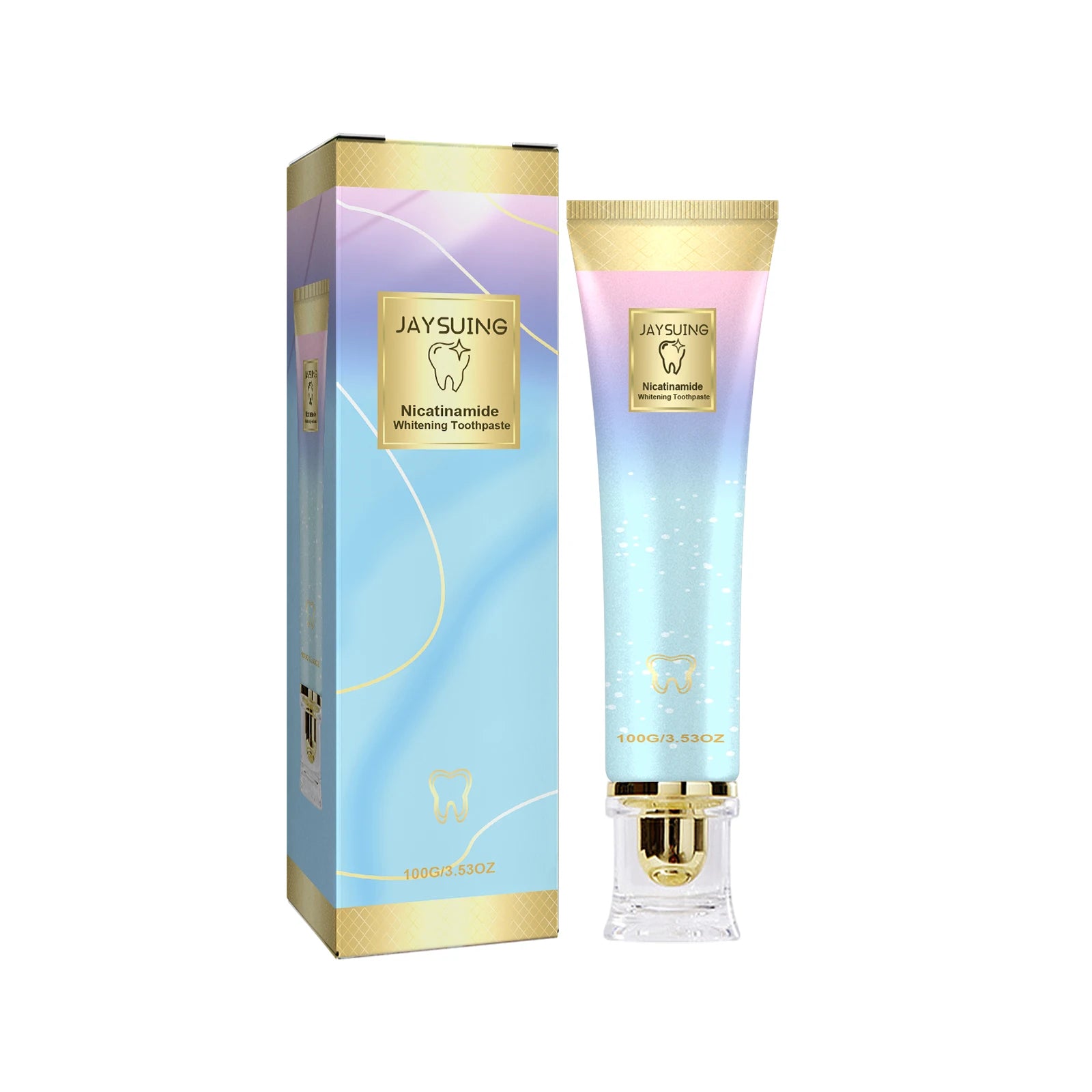 Jaysuing Niacinamide Whitening Toothpaste &ndash; Stain Removal and Sensitive Teeth Strengthening 100g Boxed