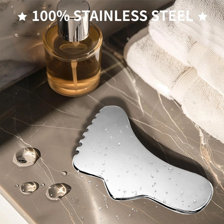 YQQGD Gua Sha Stainless Steel Tool &ndash; Effective Muscle Scraping for Soft Tissue Therapy