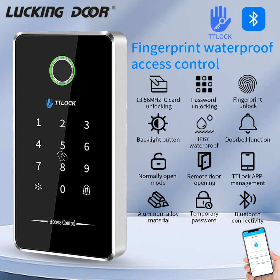 MJ02 Alloy &ndash; Bluetooth Fingerprint NFC Access Control
