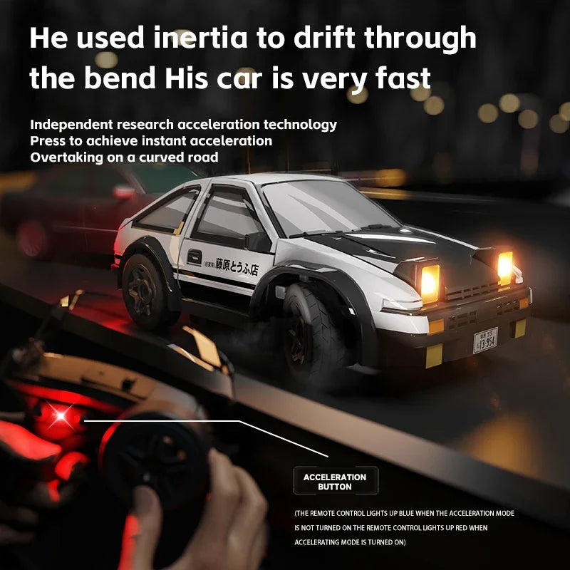 RC Drift Car 1/64 AE86 Mini Desktop &ndash; 2.4G 4WD Drifting