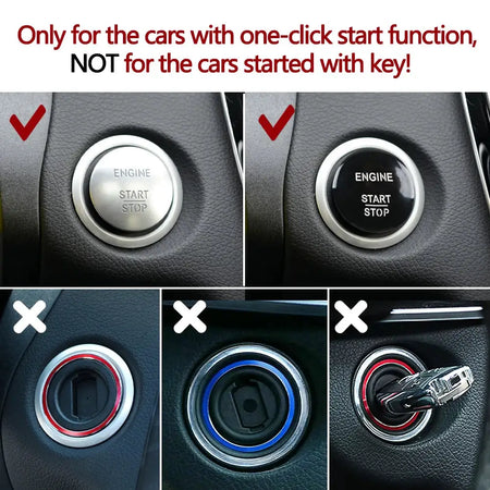 Engine Ignition One-Click Start Stop Button Keyless Push Switch For Mercedes BENZ W204 W164 W205 W212 W213 W221 2215450714 by InterCyprus Trading Ltd
