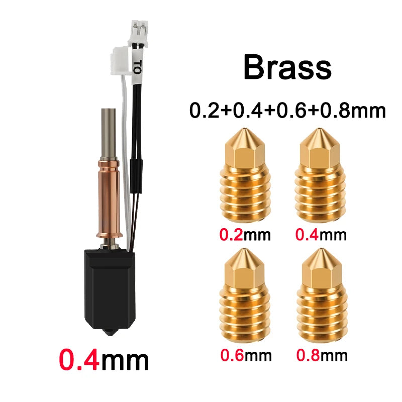 Kobra 3 Hotend Upgrade Kit &ndash; Ceramic Hotend For Kobra 3 0.4-Brass-2468