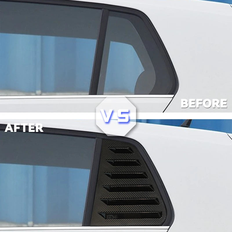 VW Golf Mk7 Πίσω Παράθυρο Σκίασης Trim Louver Για GTI R Line