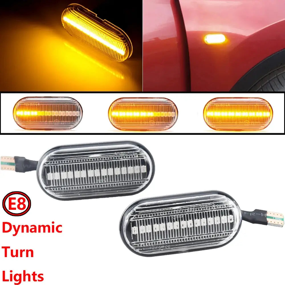 For Renault Clio 1 2 KANGOO MEGANE ESPACE TWINGO MASTER Led Dynamic Side Marker Turn Signal Light for Nissan Opel Smart FORTWO by InterCyprus Trading Ltd