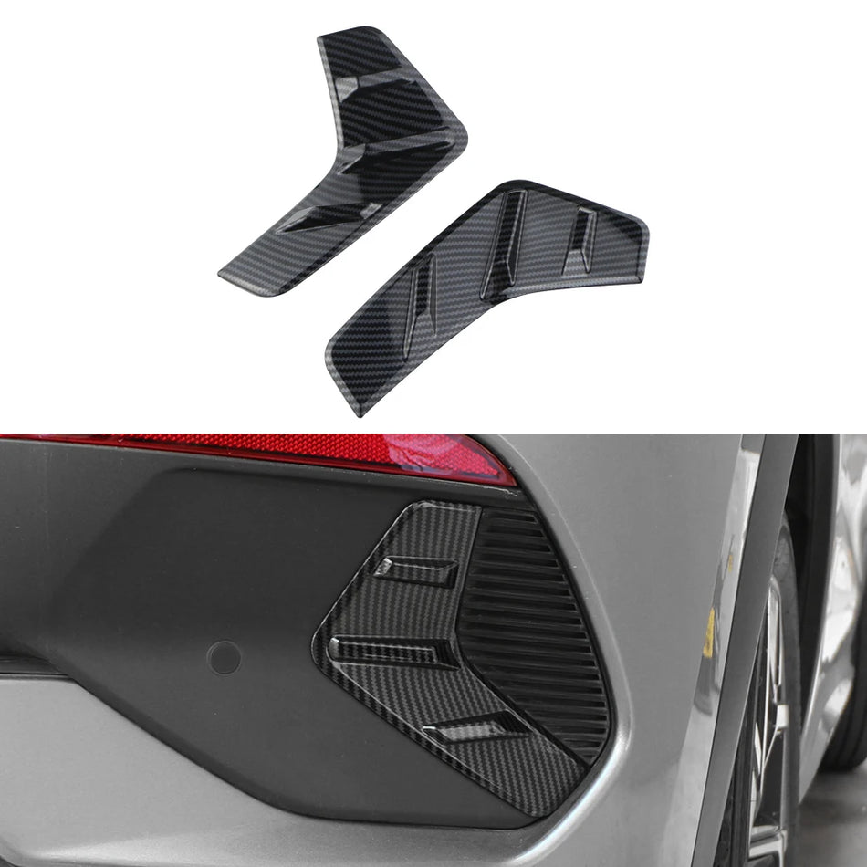 BYD Atto3 Yuan Plus Rear Fog Light Eyebrow Spoiler Sticker Chrome