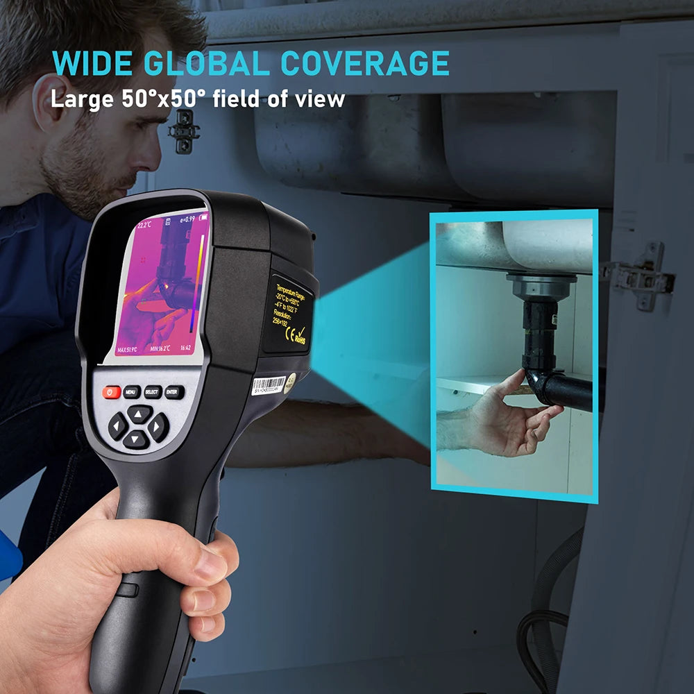 Advanced GW256 Thermal Imaging Camera 2024: High-Resolution Infrared Imager for Leak Detection and Electrical Applications