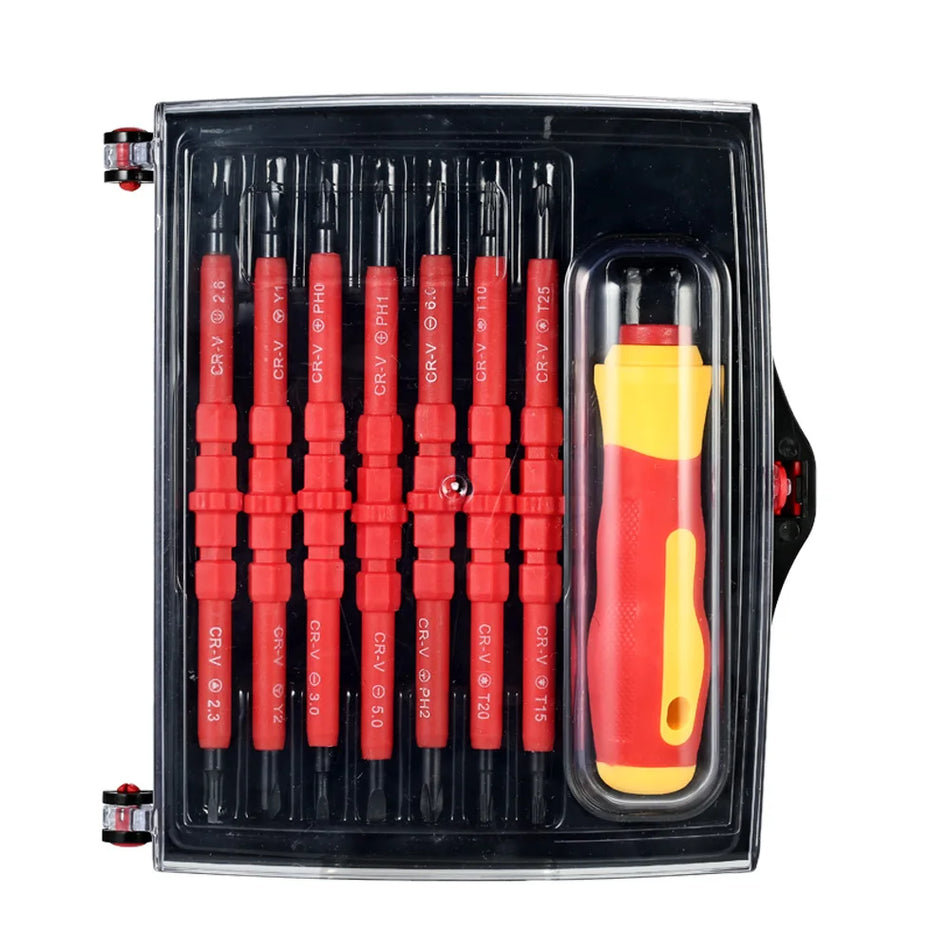 7 In 1 1000V Insulated Screwdriver Set With Magnetic Bits