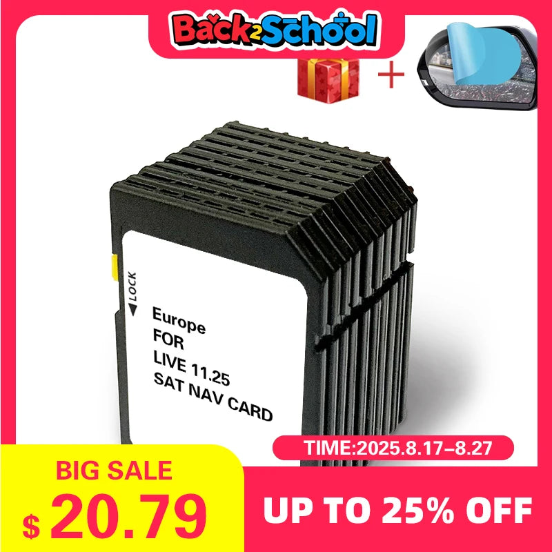 Renault EU SD Card 2024 Nav Maps 8GB &ndash; Free Anti Fog Film CHINA