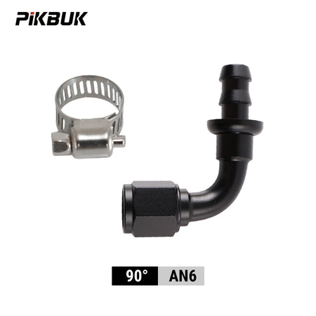 Reusable AN Push-On Hose Fittings With 0 45 90 180 Angles For Fuel Lines by InterCyprus Trading Ltd