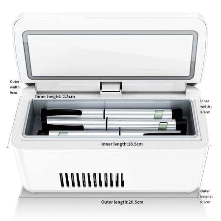 Portable Insulin Refrigerator 2-8C - Digital Display
