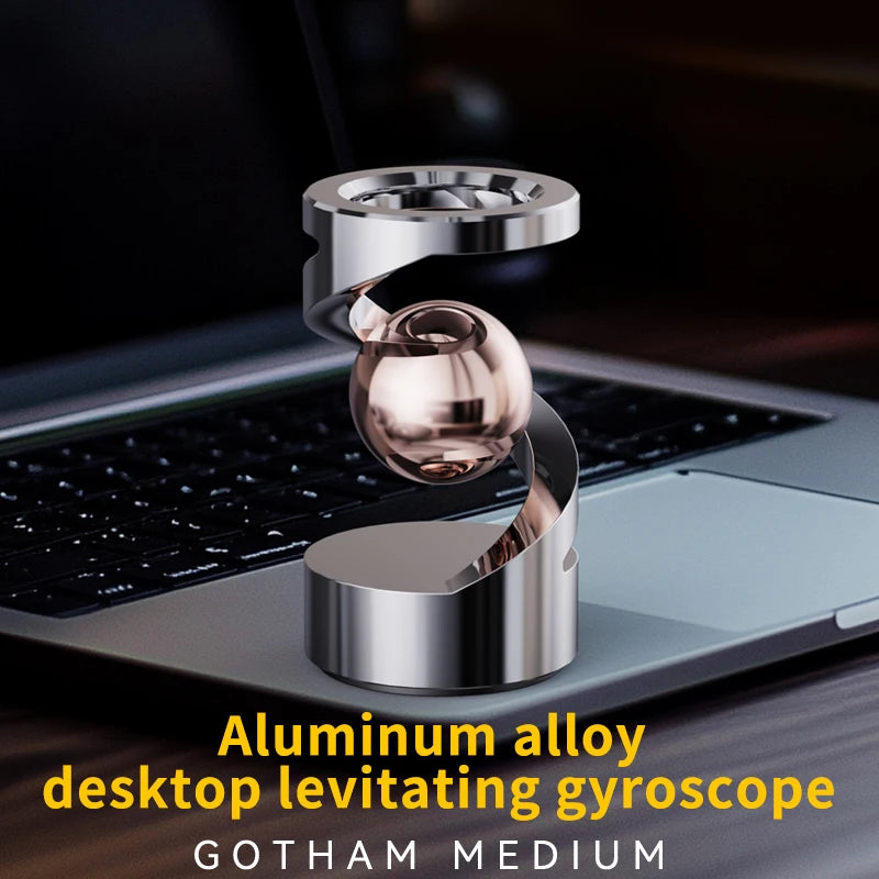 Magnetic Levitation Anti-Gravity Gyroscope Desk Toy for Stress Relief - Perfect Adult Gift
