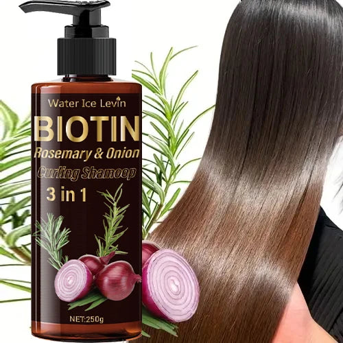 Biotin Rosemary and Onion 3-in-1 Shampoo &ndash; Revitalizing Hair Care