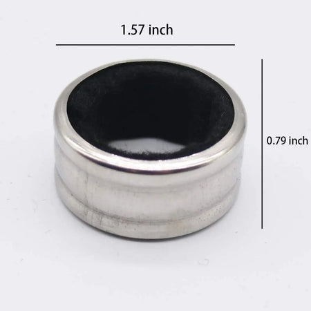Stainless Steel Wine Bottle Collars &ndash; Velvet Drip Ring