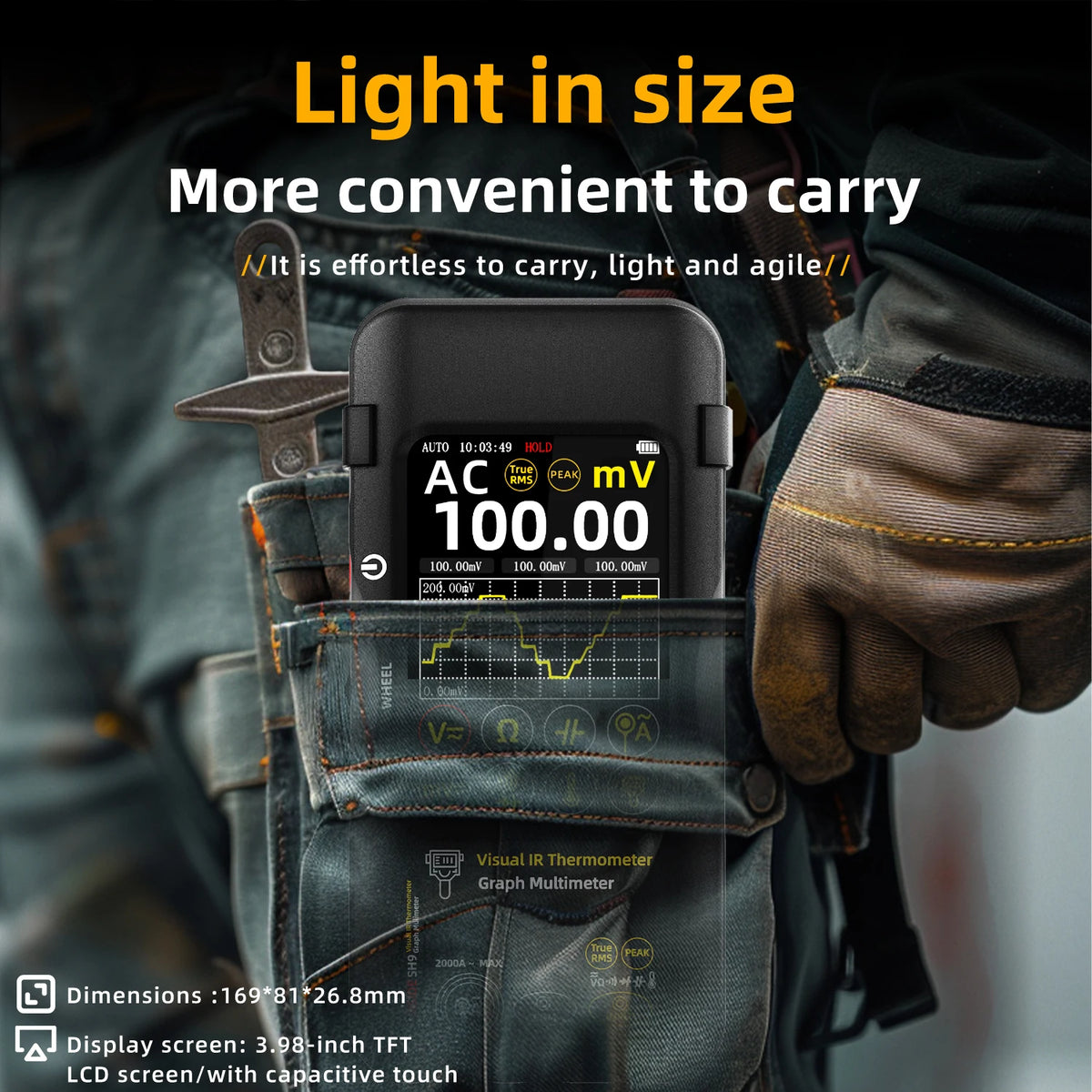 BSIDE SH9 &ndash; 137K IR Thermal Imaging Multimeter Fusion