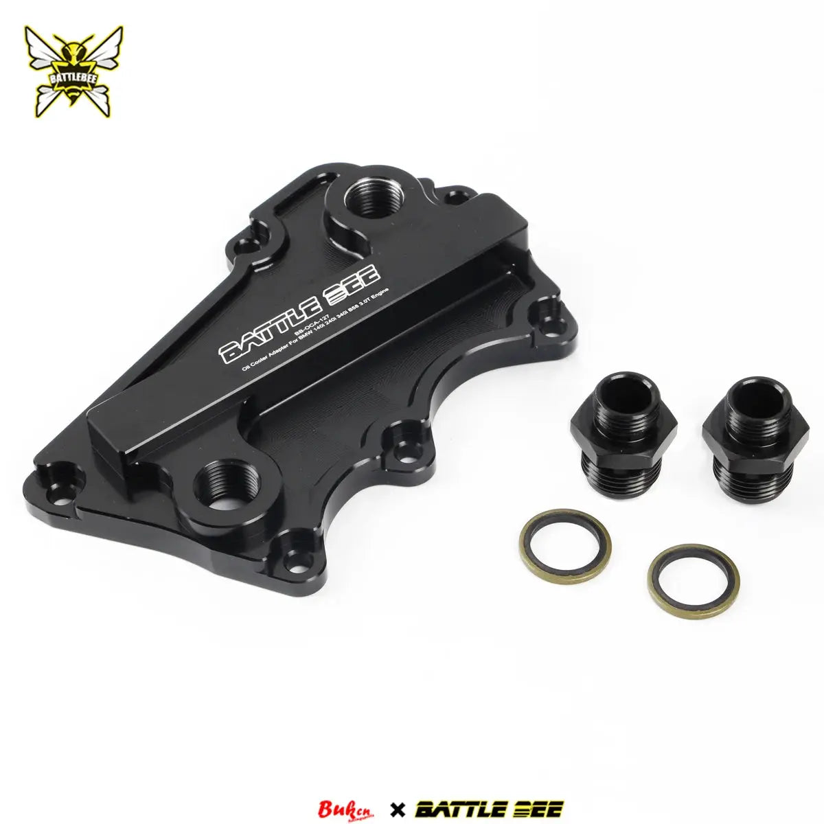 BATTLEBEE Racing Car Modification Engine Oil Cooler Adapter For 140i 240i 340i Z4 A90 B58 B30 3.0T BB-OCA-127 by InterCyprus Trading Ltd