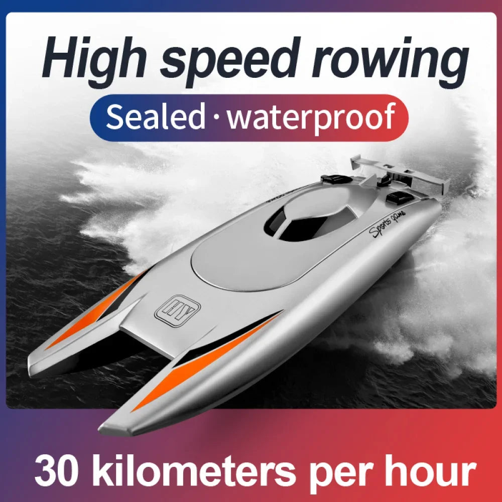 RC Boat Large 2.4G 30Km/h High Speed Speedboat &ndash; Dual Motor